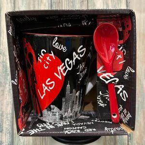 Las Vegas Commemorative Mug w/spoon